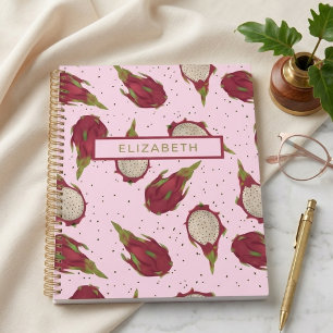 Dragon Fruit Pattern Tropical Personalized Custom  Planner