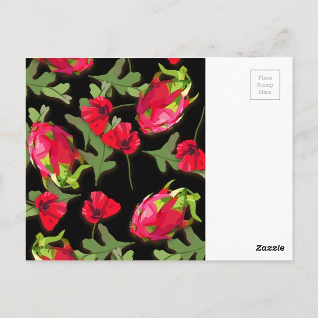 Dragon Fruit Postcard (Back)