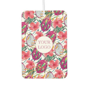 Dragon Fruit Tropical Floral Modern Green Palm Air Freshener