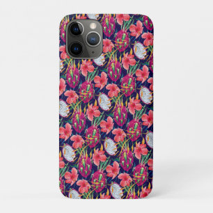 Dragon Fruit Tropical Floral Modern Green Palm iPhone 11 Pro Case