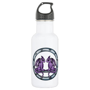 Dragon Gemini Zodiac 532 Ml Water Bottle