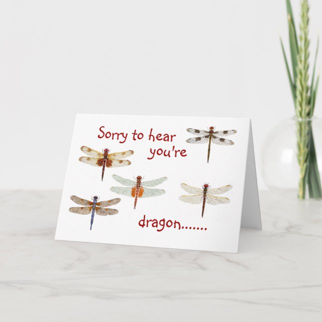 Dragon Get Well Card (Front)