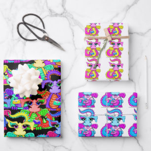 Dragon Gift Wrap Set