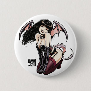 Dragon Girl Button