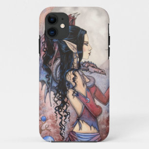 Dragon Girl Gothic Imaginaire Art iPhone 5 Coque