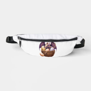 Dragon Girl Lover Collecting Easter Eggs - Kids Cu Fanny Pack