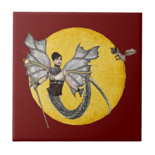 Dragon Goddess Tile
