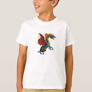 Dragon  graphic  kids t shirt 