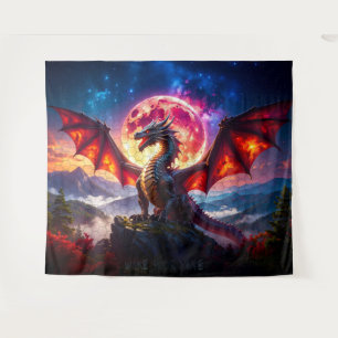 Dragon Grid 001 Tapestry