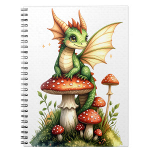 Dragon Guardian of the Mushroom Grove Notebook