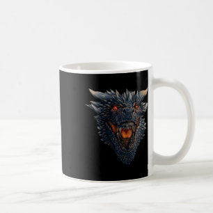 Dragon Head About To Blow Fire On His Enemies  Coffee Mug