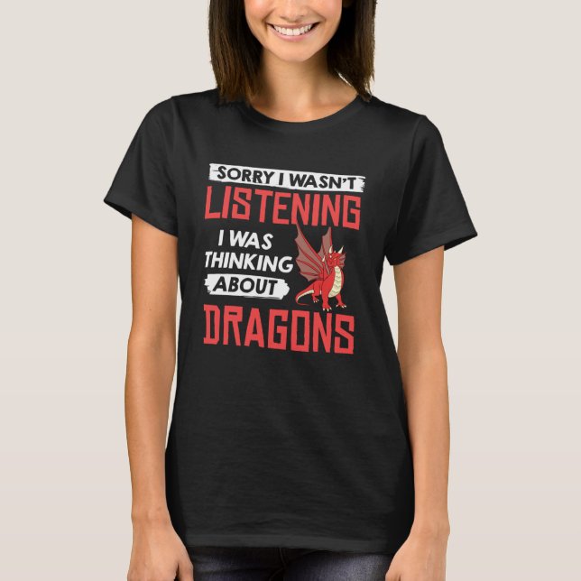Dragon Head  Cute Fantasy Creature  3 T-Shirt (Front)