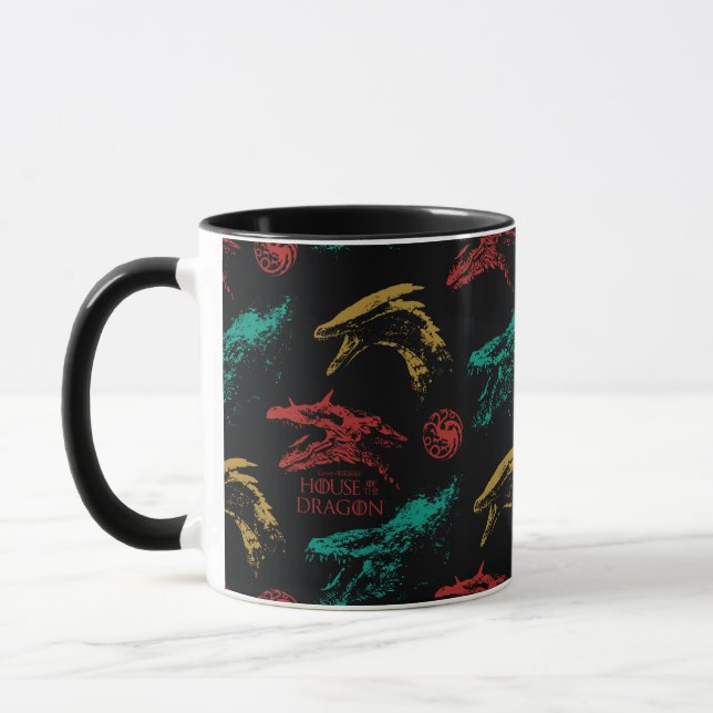 Dragon Head Pattern Mug (Left)