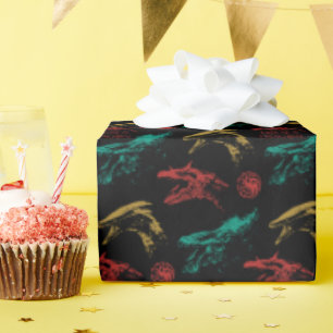 Dragon Head Pattern Wrapping Paper