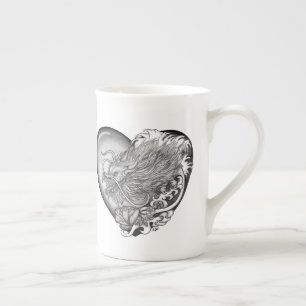 Dragon Heart Bone China Mug