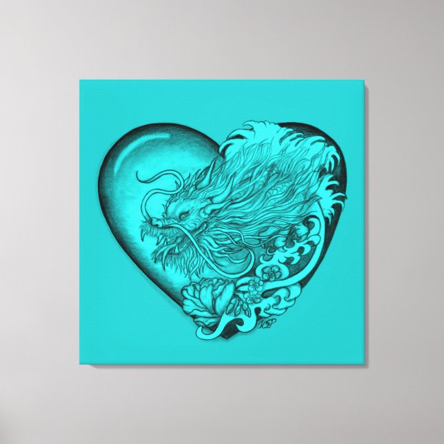Dragon Heart Canvas Print (Front)