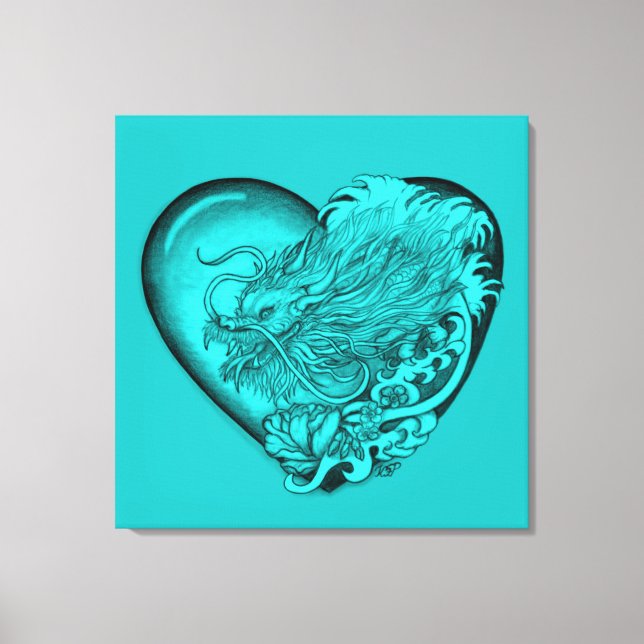 Dragon Heart Canvas Print (Front)