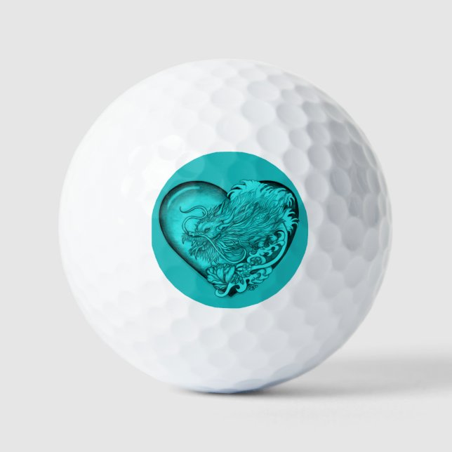 Dragon Heart Golf Balls (Front)