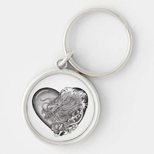 Dragon Heart Keychain (Front)