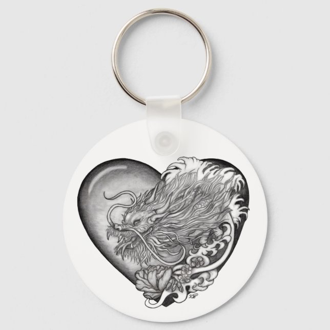 Dragon Heart Keychain (Front)