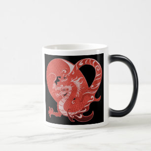 Dragon Heart Morphing Ceramic Mug