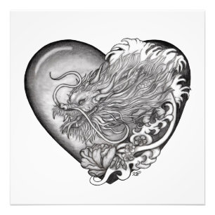 Dragon Heart Photo Print