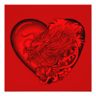 Dragon Heart Photo Print
