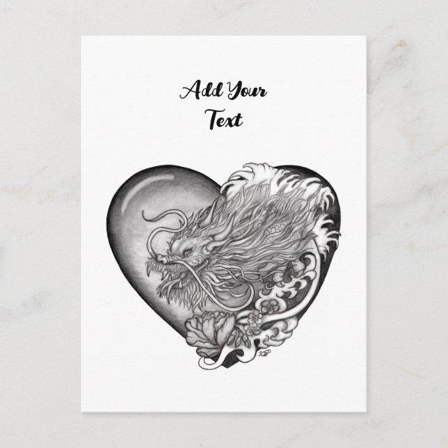 Dragon Heart Postcard (Front)