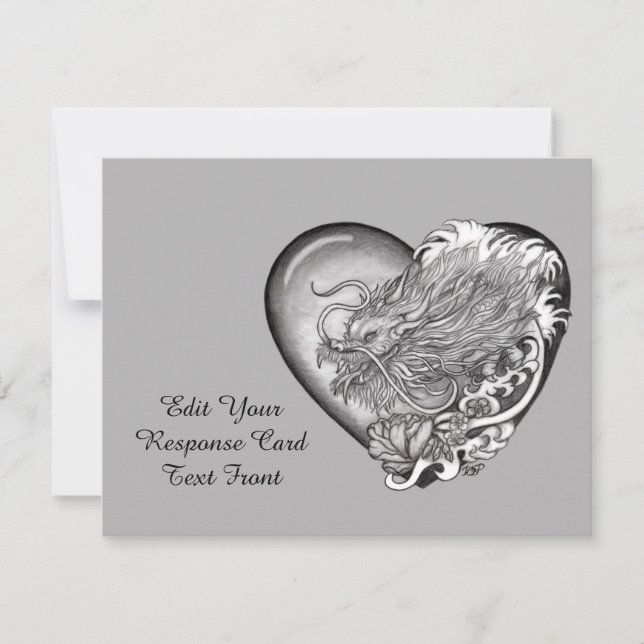 Dragon Heart RSVP Card (Front)