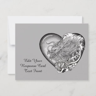 Dragon Heart RSVP Card