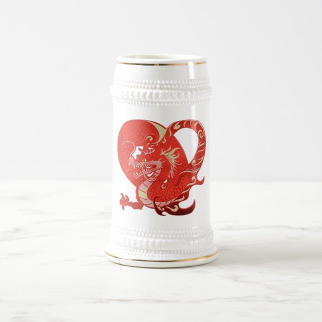 Dragon Heart Valentine Beer Stein (Center)