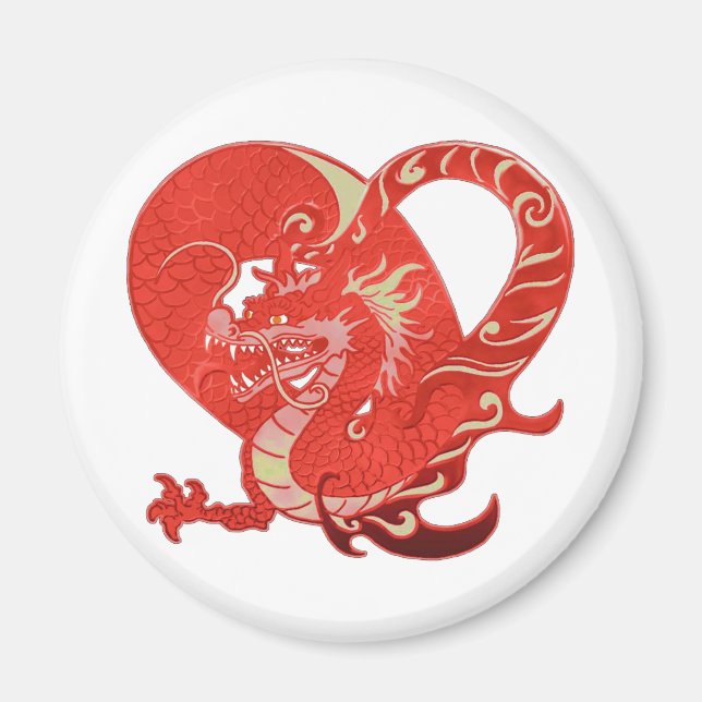 Dragon Heart Valentine Magnet (Front)