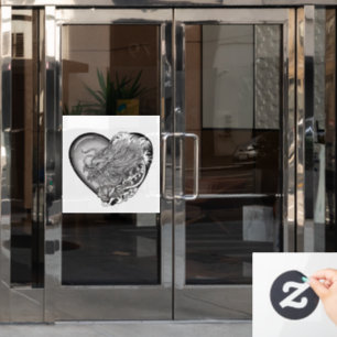 Dragon Heart Window Cling