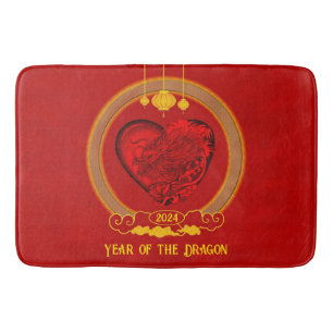 Dragon Heart , Year of the Dragon Bath Mat