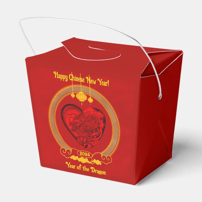 Dragon Heart , Year of the Dragon Favor Box (Back Side)