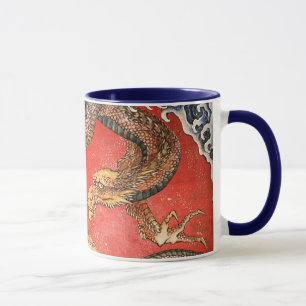 Dragon, Hokusai Japanese Fine Art Mug