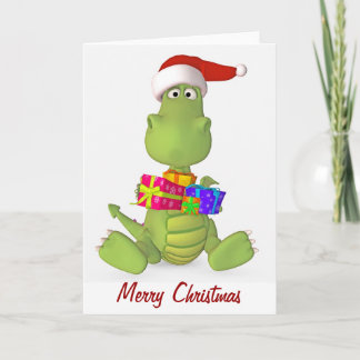 dragon holiday card