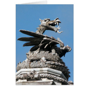 Dragon, Hôtel de Ville, Cardiff, Pays de Galles, R