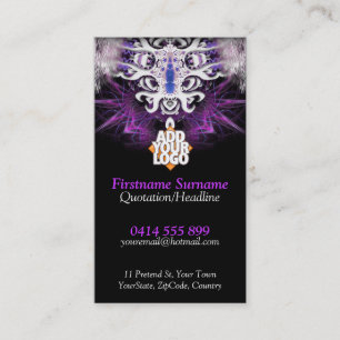 Dragon illusion Fractal Artistry Business Cards