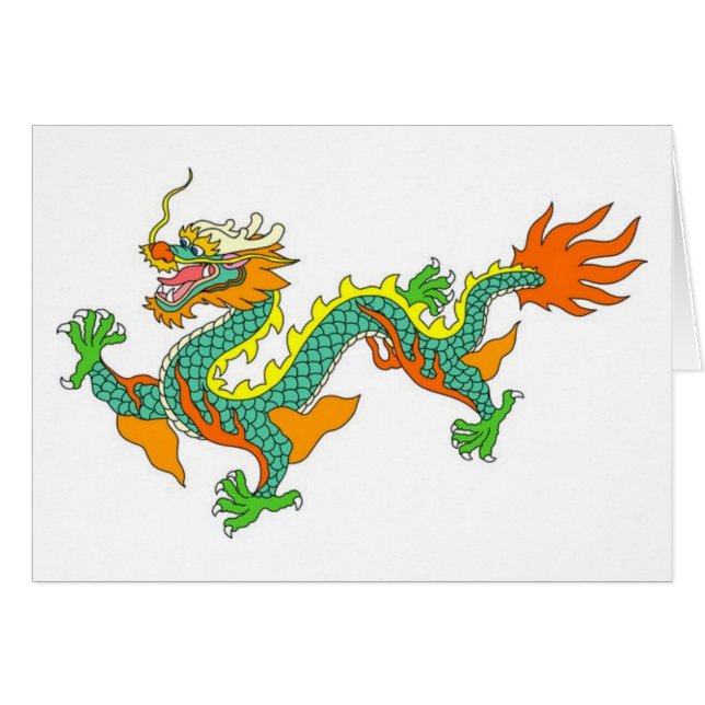 dragon, impérial, un dieu, déesse, seigneur, (Devant horizontal)