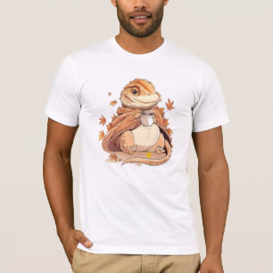 Dragon In A Blanket Shirt, Bearded Dragon Pumpkin T-Shirt