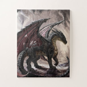 Dragon In Cave Jigsaw Puzzle