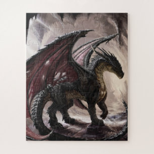 Dragon In Cave Jigsaw Puzzle