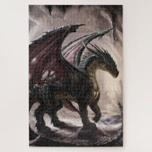 Dragon In Cave Jigsaw Puzzle