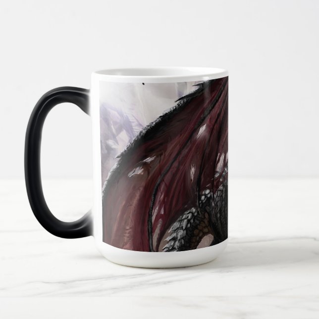 Dragon In Cave Magic Mug (Left)