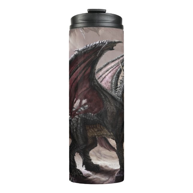 Dragon In Cave Thermal Tumbler (Front)