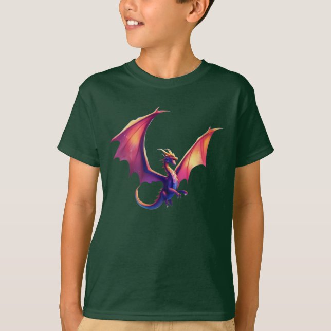 Dragon in Flight Tshirt (Front)