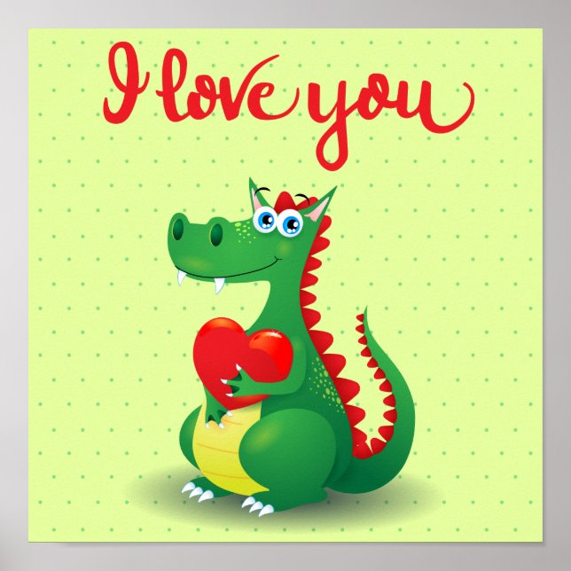 Dragon in Love Poster (Front)
