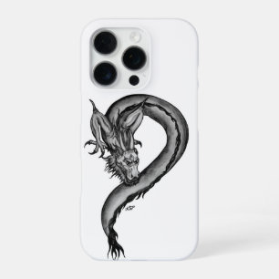 Dragon in Tattoo Style iPhone 16 Pro Case