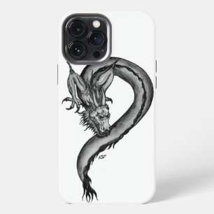 Dragon in Tattoo Style iPhone 13 Pro Max Case